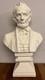 Abraham Lincoln Bust USA President White Colour Statue Figure Sculpture 45cm