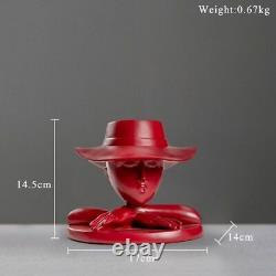 Abstract Hat Figure Statue Nordic Sculpture Resin Crafts Modern Room Decoration
