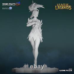 Akali, Resin 19 Scale 220mm Model Kit Painted 3d Printed GK Statue Figure