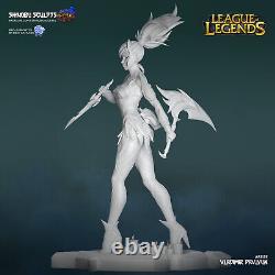 Akali, Resin 19 Scale 220mm Model Kit Painted 3d Printed GK Statue Figure