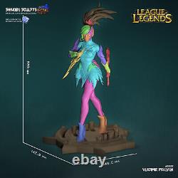 Akali, Resin 19 Scale 220mm Model Kit Painted 3d Printed GK Statue Figure
