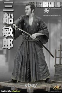 Akira Kurosawa Toshiro Mifune Old & Rare Infinite Statue Sideshow 16 Scale