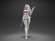 Alice In Wonder World Unpainted Unassembled Resin 3D printed Model Figure NSFW