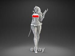 Alice In Wonder World Unpainted Unassembled Resin 3D printed Model Figure NSFW