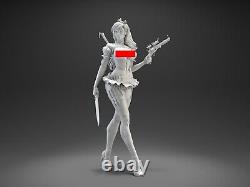 Alice In Wonder World Unpainted Unassembled Resin 3D printed Model Figure NSFW