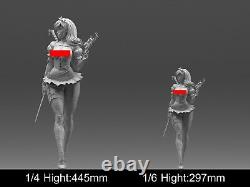 Alice In Wonder World Unpainted Unassembled Resin 3D printed Model Figure NSFW