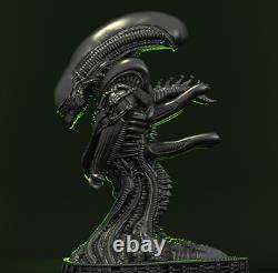 Alien Xenomorph Bust Garage Kit Figure Collectible Statue Handmade Gift Painted