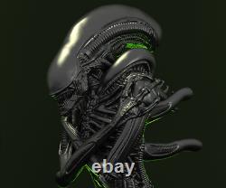 Alien Xenomorph Bust Garage Kit Figure Collectible Statue Handmade Gift Painted