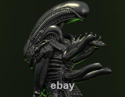 Alien Xenomorph Bust Garage Kit Figure Collectible Statue Handmade Gift Painted