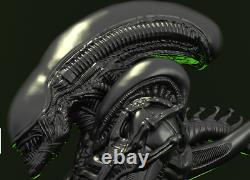 Alien Xenomorph Bust Garage Kit Figure Collectible Statue Handmade Gift Painted