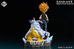 Anime Digimon Ishida Yamato VS Gabumon Resin Figure Statue H12.5cm GS Studio