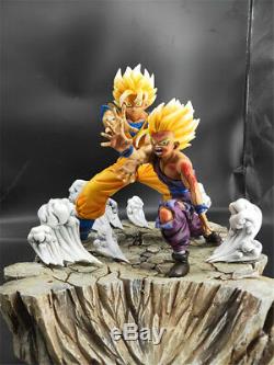 Anime Dragon Ball Z Goku & Gohan Resin Figures Statue 1/6 GK Model Collectible