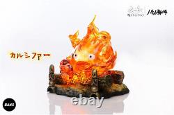 Anime Howl's Moving Castle Calcifer Resin Statue Figure Model Collection 13cm