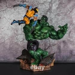 Anime Hulk Vs Wolverine Movie Resin 30cm Action Figure Statue Collectible Toy