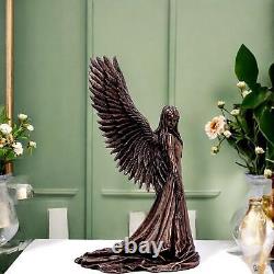 Anne Stokes Spirit Guide Bronze Fantasy Figurine Gothic Angel Mystical Statue
