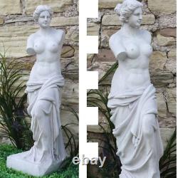 Antique Venus Figure Garden Statue Stone Effect Lady Sculpture Ornament 84 cm UK