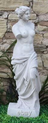 Antique Venus Figure Garden Statue Stone Effect Lady Sculpture Ornament 84 cm UK