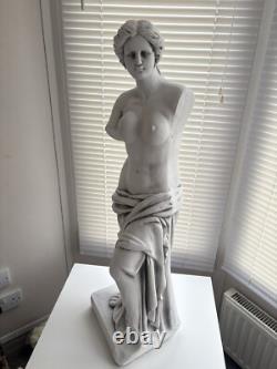 Antique Venus Figure Garden Statue Stone Effect Lady Sculpture Ornament 84 cm UK