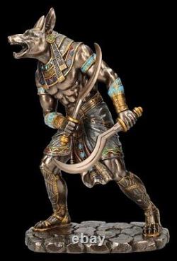 Anubis Figure with Chepesch Swords God of the Dead Veronese Gods Statue
