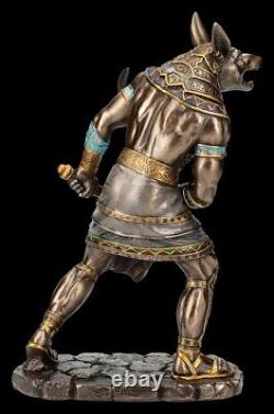 Anubis Figure with Chepesch Swords God of the Dead Veronese Gods Statue