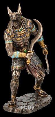 Anubis Figure with Chepesch Swords God of the Dead Veronese Gods Statue