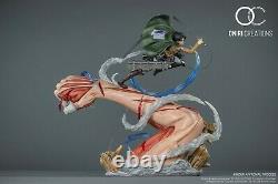 Attack On Titan Levi Vs Female Titan Statue Resin Figure New Oniri. Pre-order