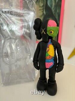 Authentic Kaws Medicom Open Edition 2016 Black Companion Flayed Sculpture Figure