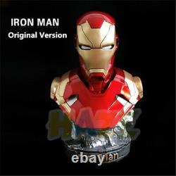 Avengers Endgame Iron Man MK46 1/2 Bust Figure Statue Model Collection 36cm