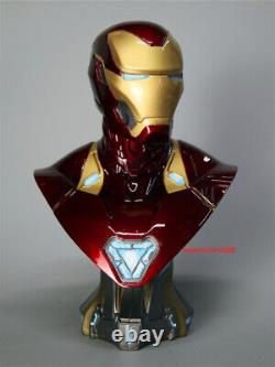 Avengers Endgame MK50 Iron Man Bust 1/2 Statue 12'' Resin Figure Collection Gift