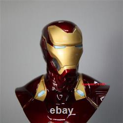 Avengers Endgame MK50 Iron Man Bust 1/2 Statue 12'' Resin Figure Collection Gift