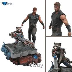 Avengers Infinity War Marvel Premier Collection Thor & Rocket Statue 11 Figure