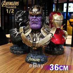 Avengers Infinity War Thanos Figure 1/2 Bust Resin Statue Figure 14'' Model New