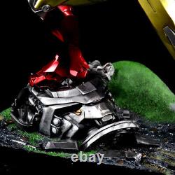 Avengers Iron Man MK6 Figure GK Statue Resin LED Light 19.5inch Ornaments Gift