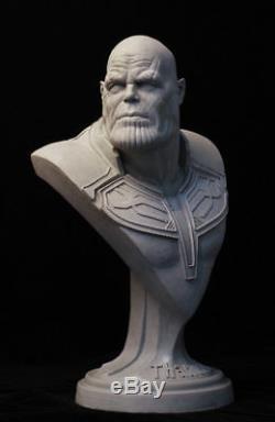 Avengers Thanos 1/2 Resin Bust Unpainted Figure Statue Collection Model Gift New