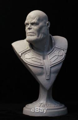 Avengers Thanos 1/2 Resin Bust Unpainted Figure Statue Collection Model Gift New