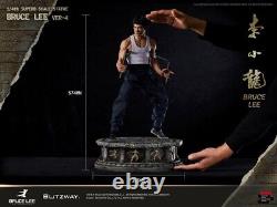 BLITZWAY BRUCE LEE SUPERB STATUE FIGURE 1/4 TRIBUTE VERSION UK Seller