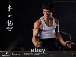 BLITZWAY BRUCE LEE SUPERB STATUE FIGURE 1/4 TRIBUTE VERSION UK Seller