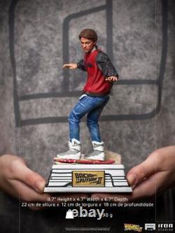 Back to The Future Marty Mcfly On Hoverboard 110 statue Iron Studios Sideshow