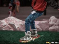 Back to The Future Marty Mcfly On Hoverboard 110 statue Iron Studios Sideshow
