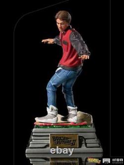 Back to The Future Marty Mcfly On Hoverboard 110 statue Iron Studios Sideshow