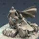 Batman Batmobile Unpainted Resin Kits White Model GK Statue 3D Print 30cm