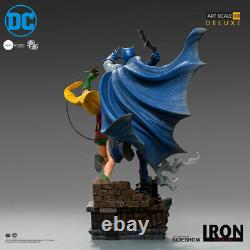 Batman & Robin Dc Comics Iron Studios 1/10 Art Scale Deluxe Statue In Stock New