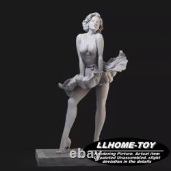 Beautiful Blonde Monroe Resin 16 Model Kit Unpainted 3d Print GK Statue Figure