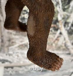 Bigfoot Sasquatch FEMALE Statue Figure Hand Made Large 7 inch Solid Resin