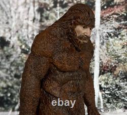 Bigfoot Sasquatch MALE Statue Figure Hand Made Large 7 inch Solid Resin