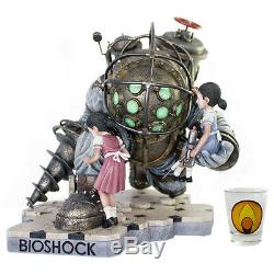 Bioshock Big Daddy Resin Cast Statue Figure Bouncer 14 + x2 Little Sister #/400