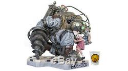 Bioshock Big Daddy Resin Cast Statue Figure Bouncer 14 + x2 Little Sister #/400