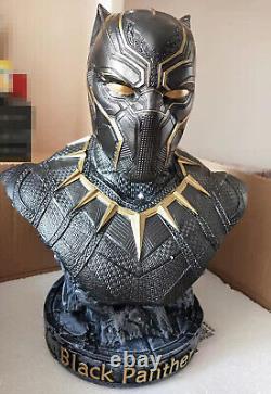 Black Panther Bust Statue 14ins Figure Resin Model Collectible Display IN STOCK