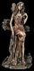 Blodeuwedd Figure Created from Flowers Veronese Decorative Statue Gods Celts