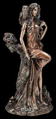 Blodeuwedd Figure Created from Flowers Veronese Decorative Statue Gods Celts